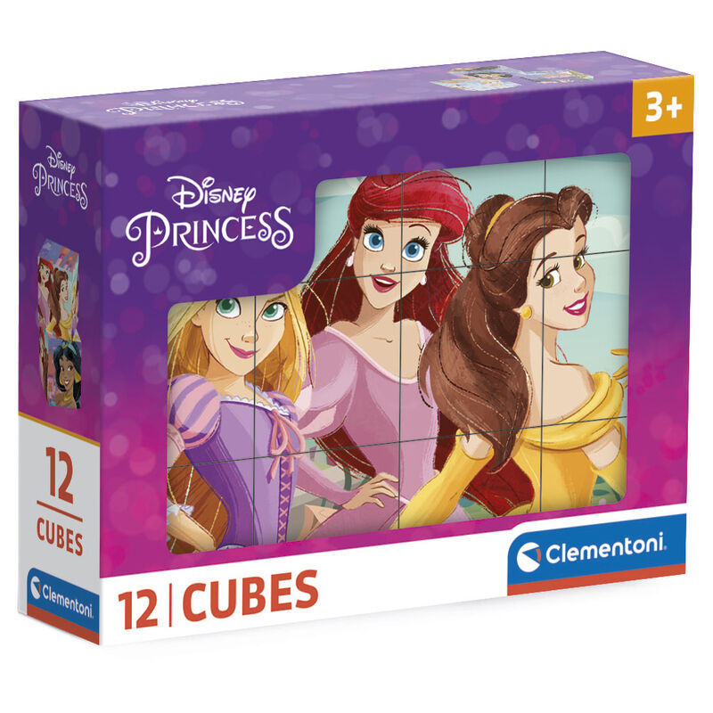 Puzzle cubo Princesas Disney 12pzs - Frikibase.com