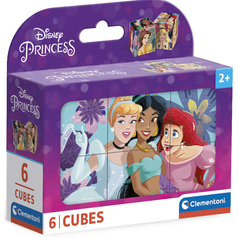 Puzzle cubo Princesas Disney 6pzs - Frikibase.com