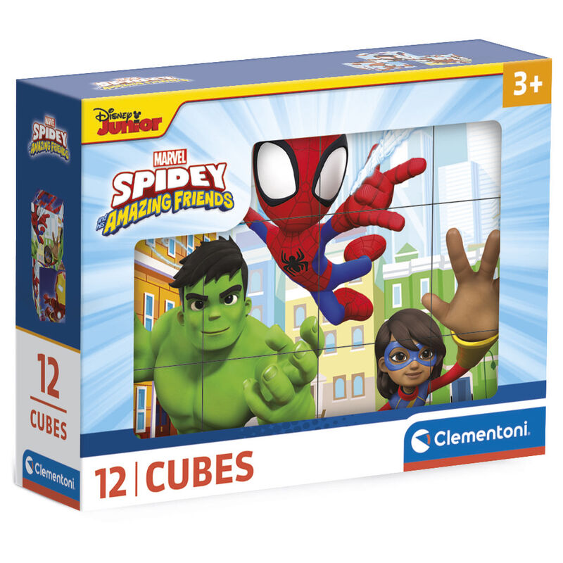 Puzzle cubo Spidey and His Amazing Friends Marvel 12pzs - Frikibase.com