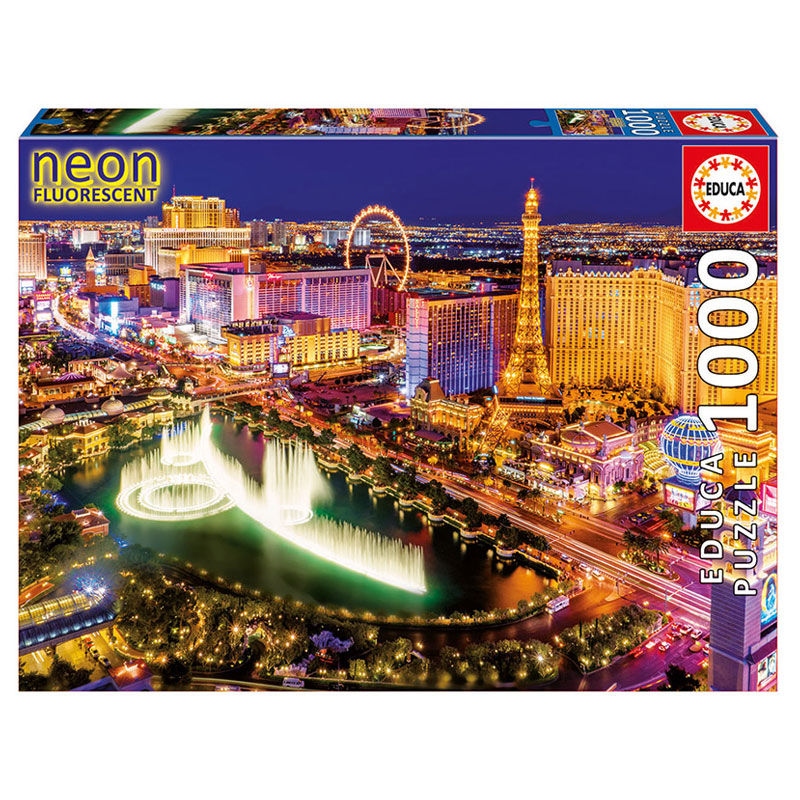 Puzzle neon Las Vegas 1000pzs - Frikibase.com