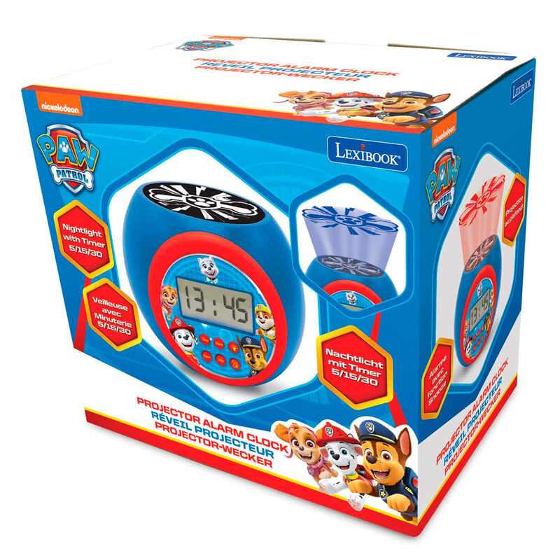 Reloj despertador Patrulla Canina Paw Patrol - Frikibase.com