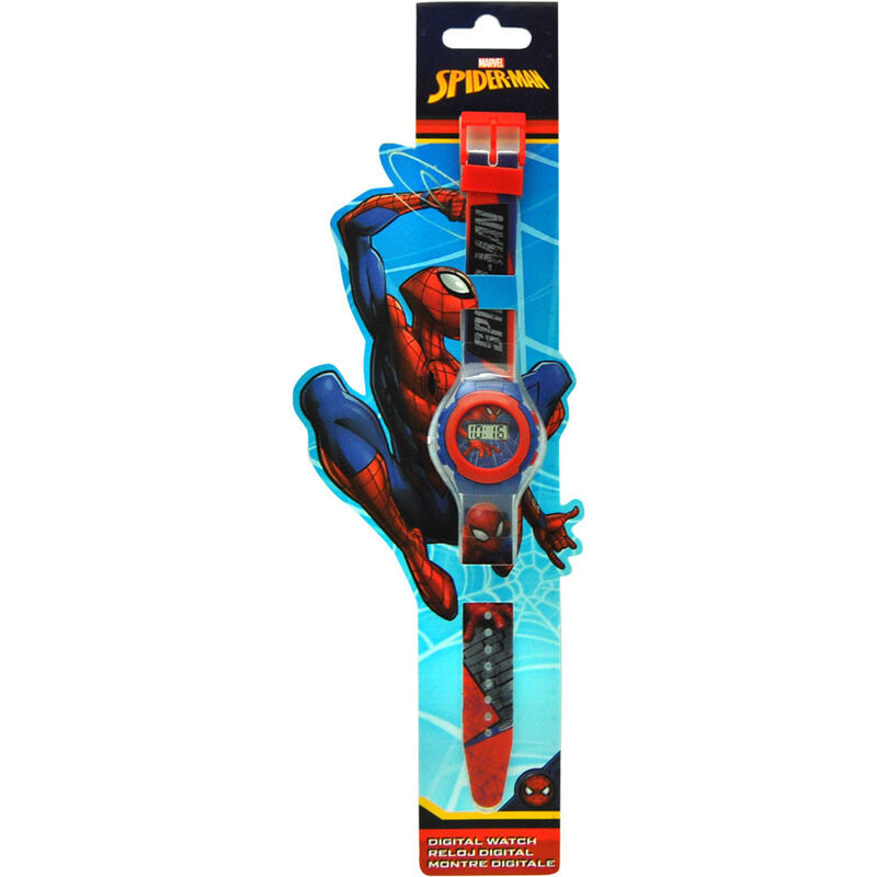 Reloj digital Spiderman Marvel - Frikibase.com