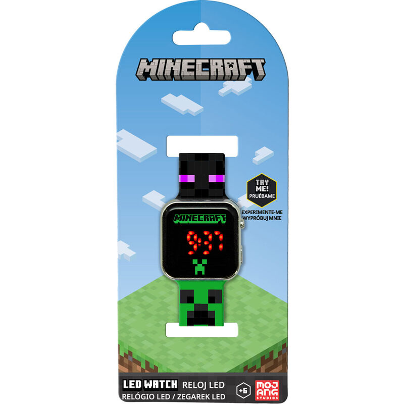 Reloj led Minecraft - Frikibase.com