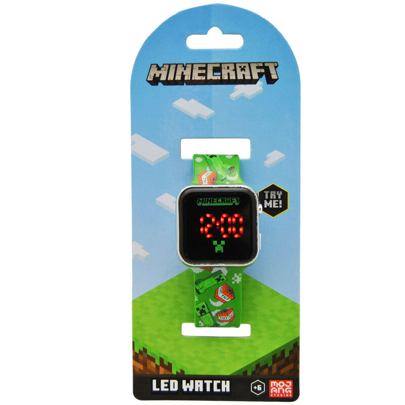 Reloj led Minecraft - Frikibase.com