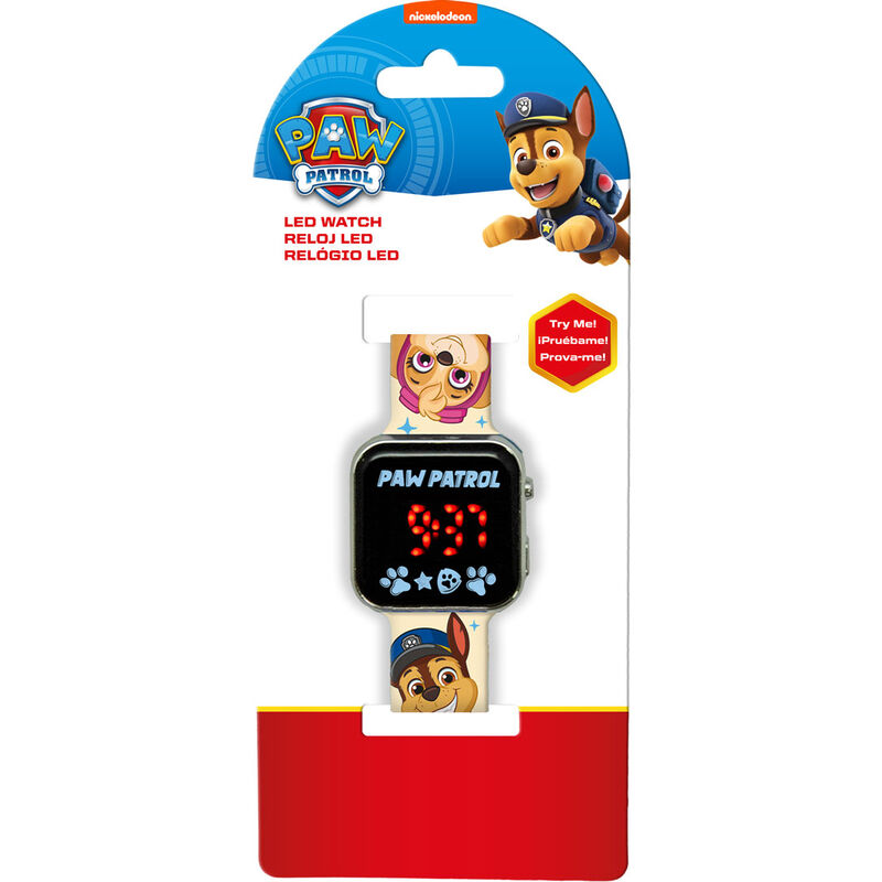 Reloj led Patrulla Canina Paw Patrol - Frikibase.com