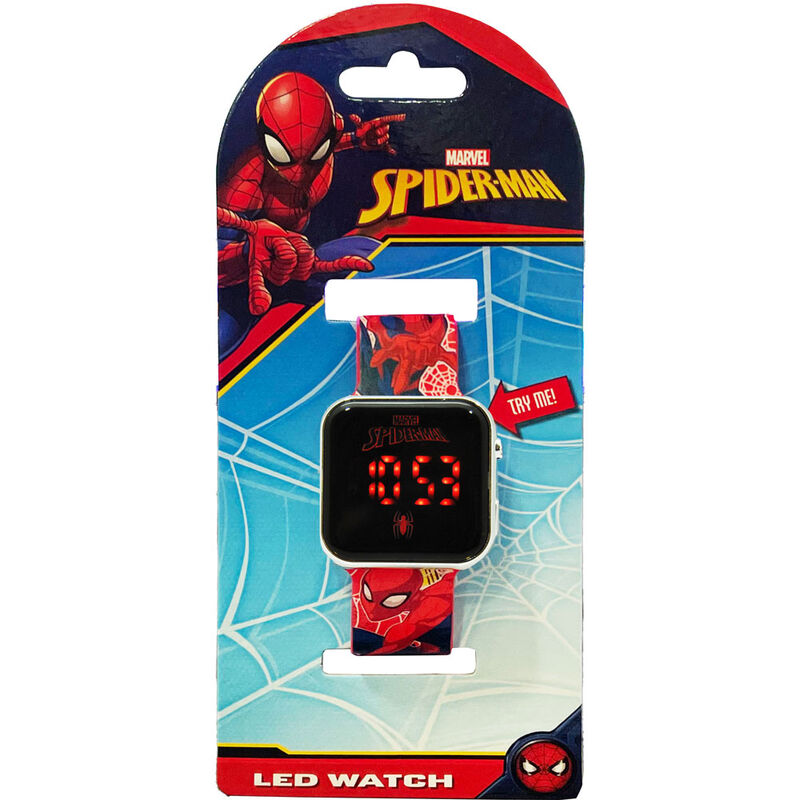 Reloj led Spiderman Marvel - Frikibase.com