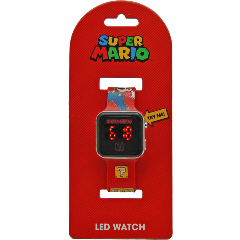 Reloj led Super Mario Bros - Frikibase.com