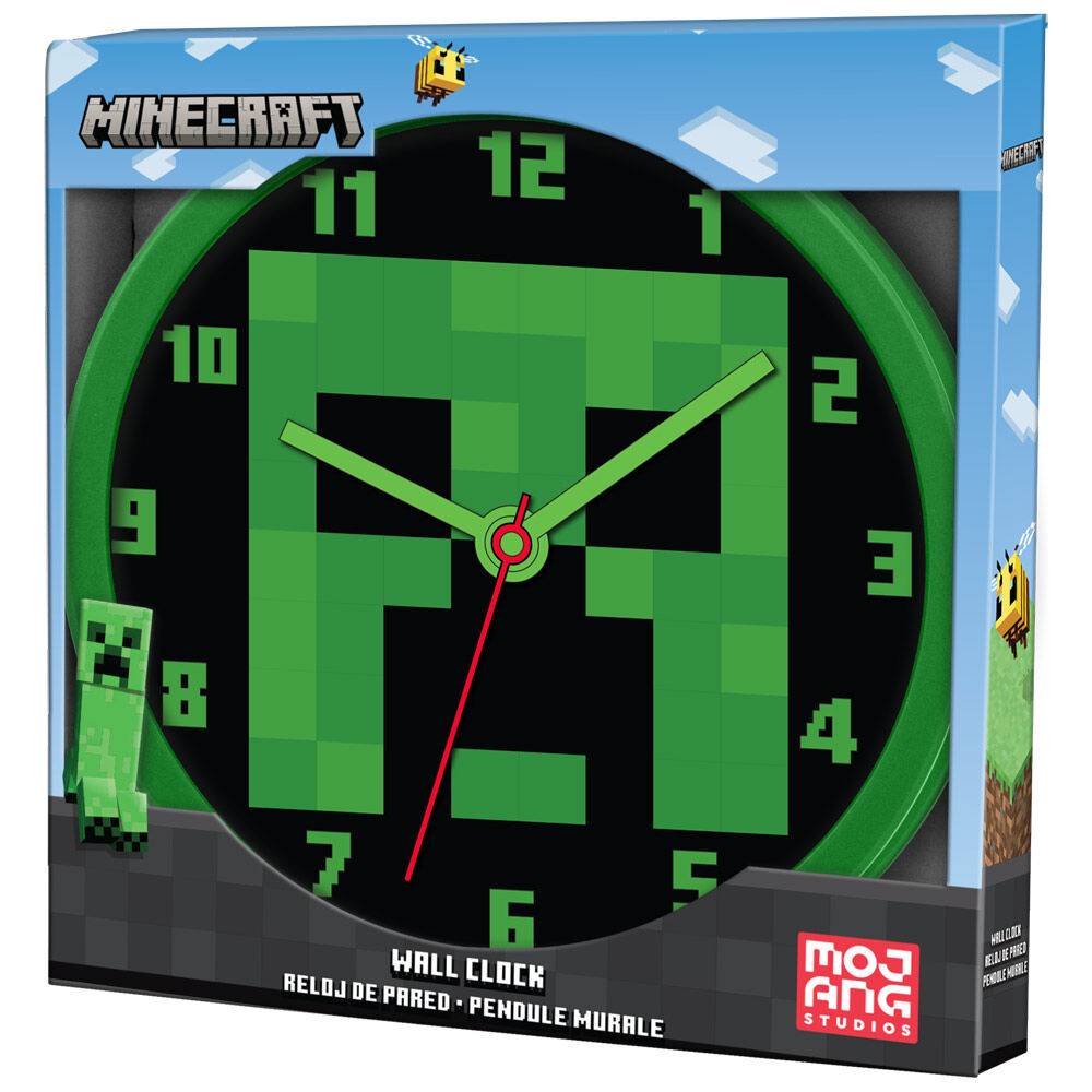 Reloj pared Minecraft - Frikibase.com