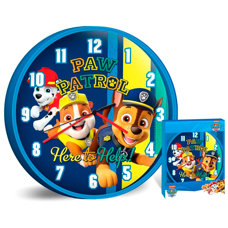 Reloj pared Patrulla Canina Paw Patrol - Frikibase.com