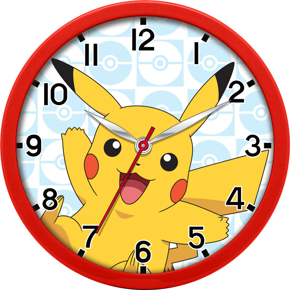 Reloj pared Pokemon - Frikibase.com