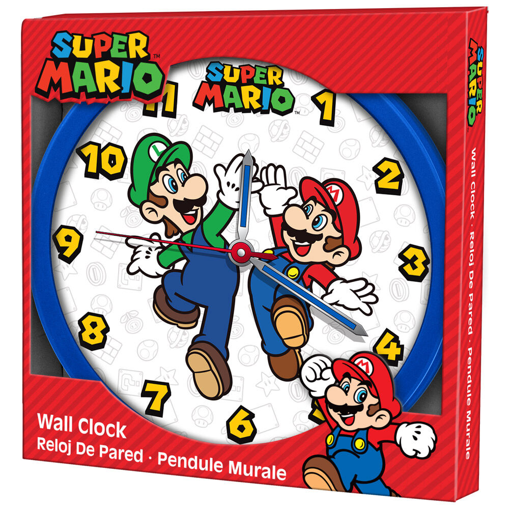 Reloj pared Super Mario Bros - Frikibase.com