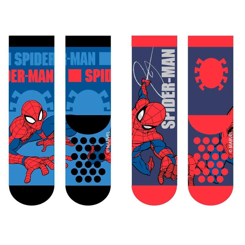 Set 2 calcetines antideslizantes Spiderman Marvel infantil (surtido) - Frikibase.com