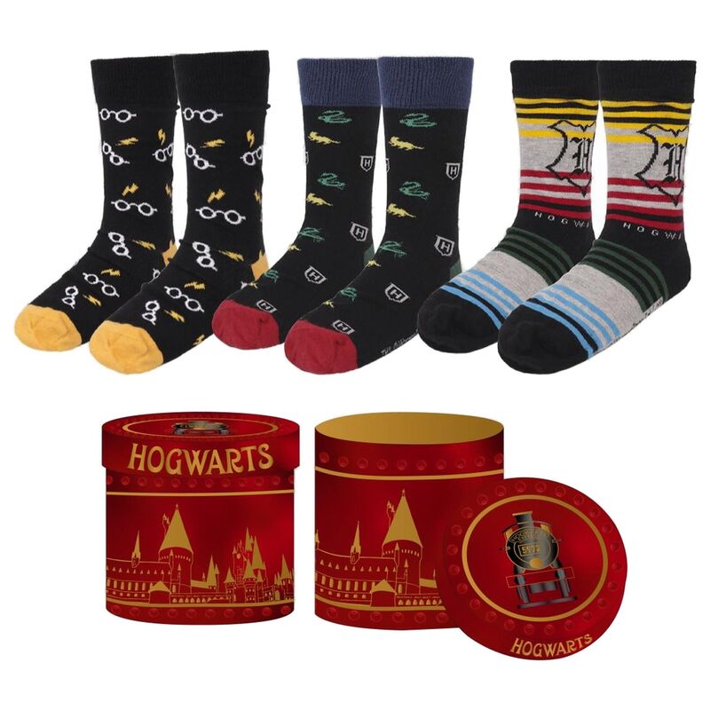 Set 3 calcetines Harry Potter adulto (surtido) - Frikibase.com