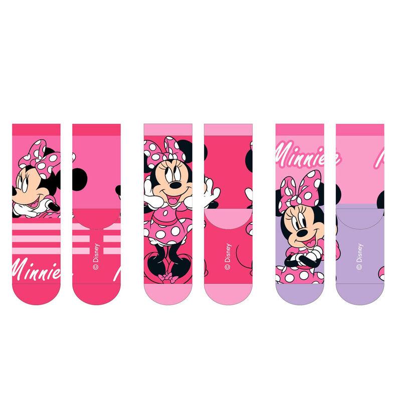 Set 3 calcetines Minnie Disney infantil (surtido) - Frikibase.com