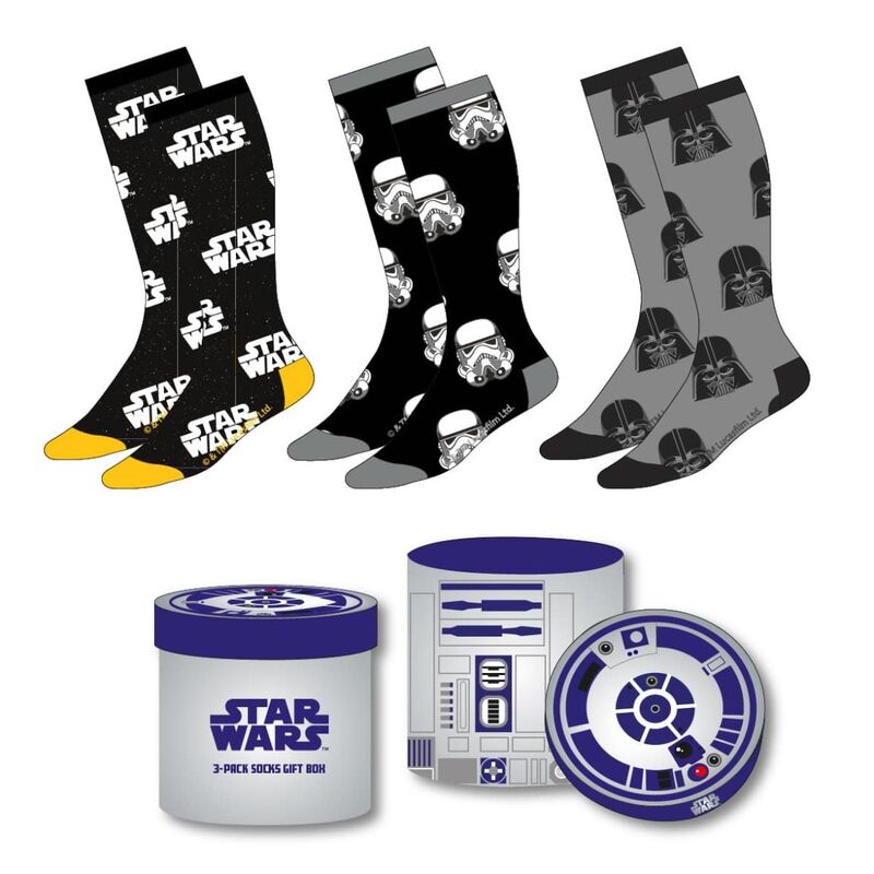 Set 3 calcetines Star Wars adulto (surtido) - Frikibase.com