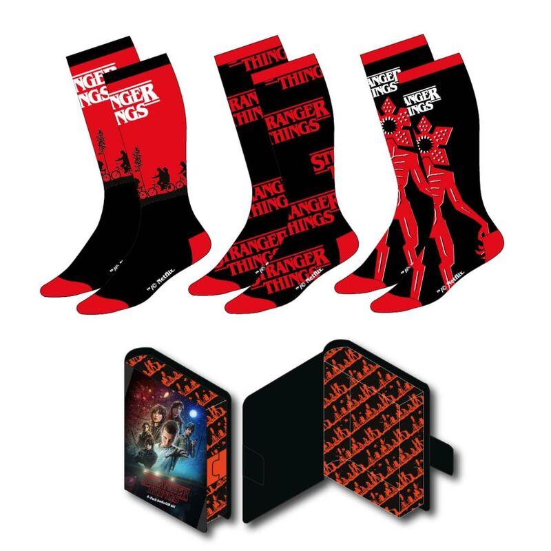 Set 3 calcetines Stranger Things adulto (surtido) - Frikibase.com