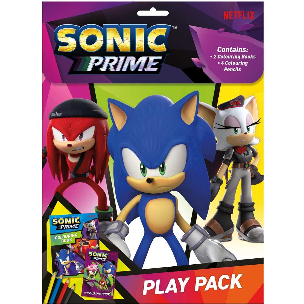 Set colorear Sonic Prime - Frikibase.com