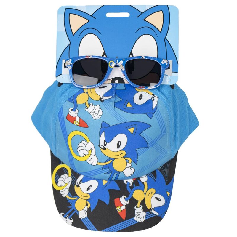 Set gorra + gafas sol Sonic the Hedgehog - Frikibase.com