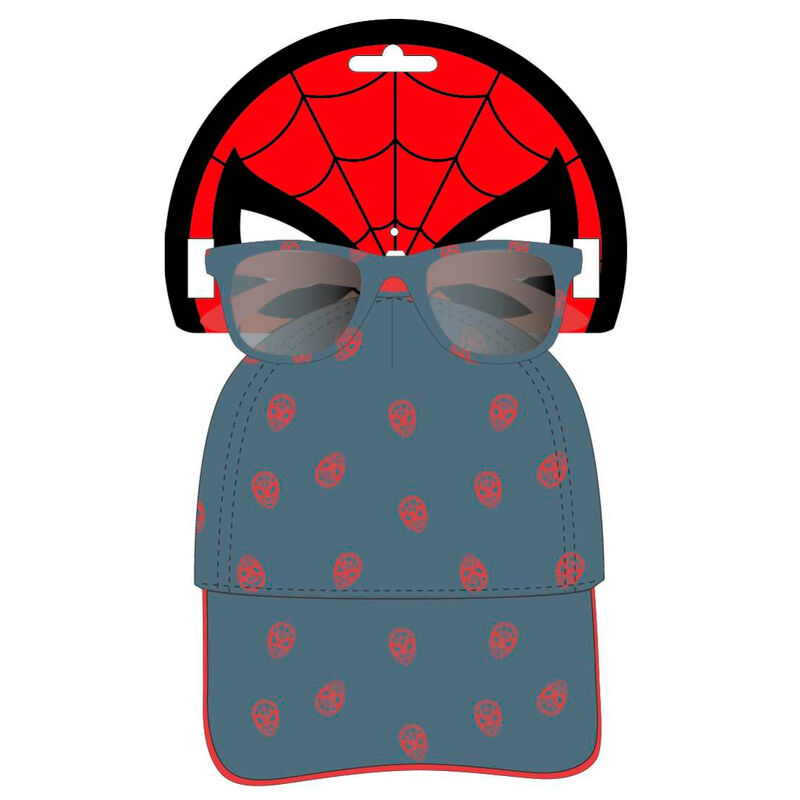 Set gorra + gafas sol Spiderman Marvel - Frikibase.com