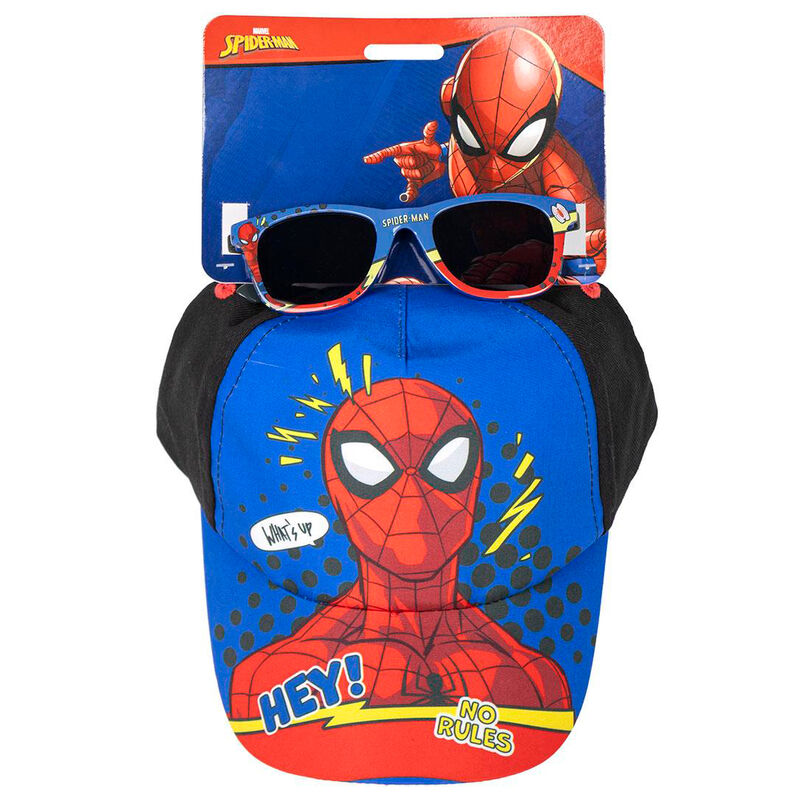 Set gorra + gafas sol Spiderman Marvel - Frikibase.com