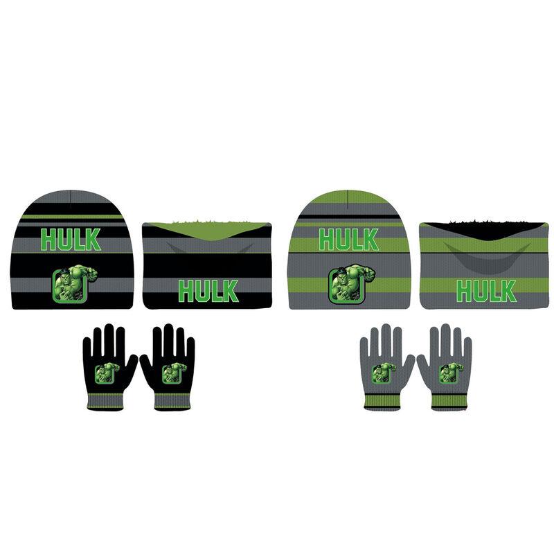 Set gorro y guantes Hulk Los Vengadores Avengers Marvel infantil infantil (surtido) - Frikibase.com