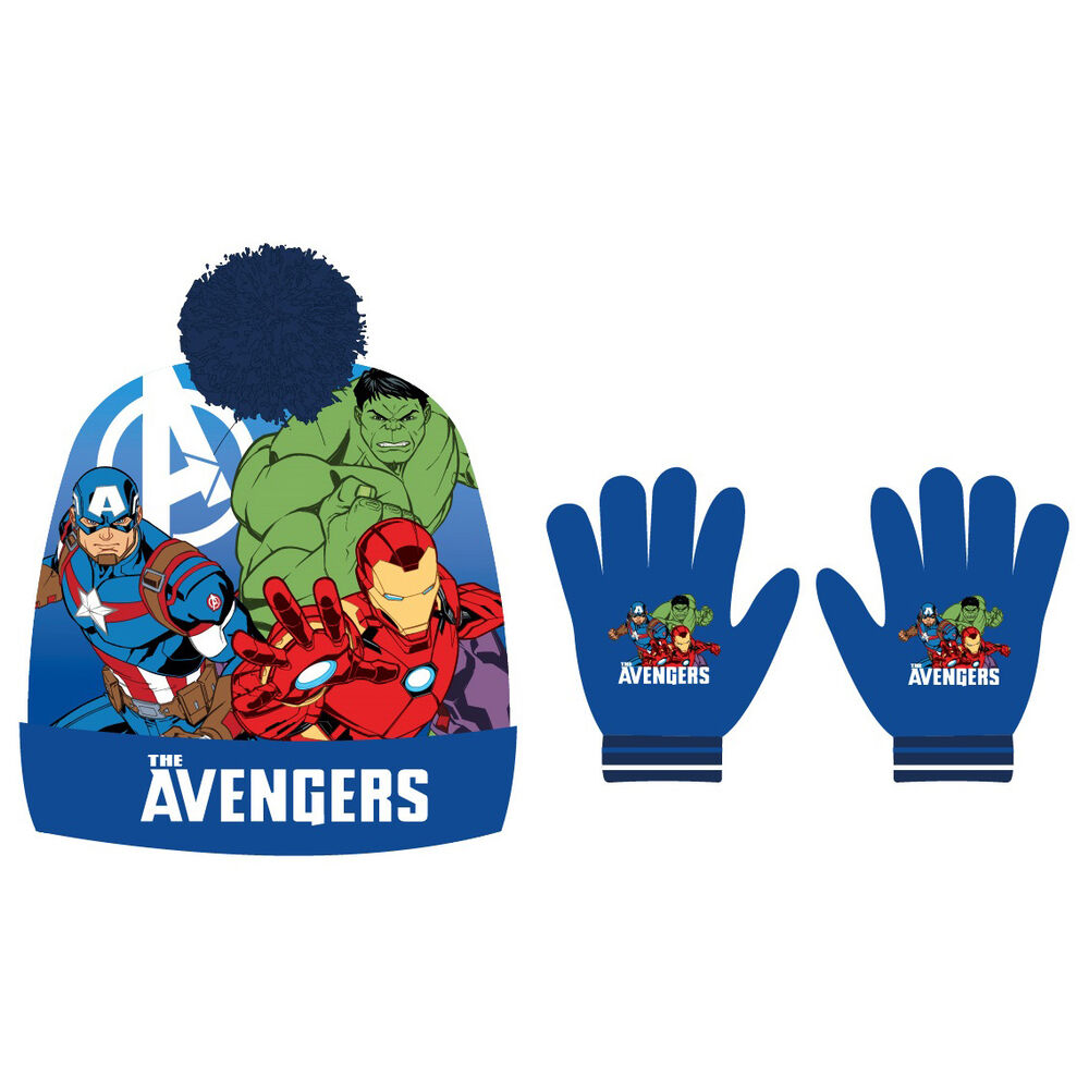 Set gorro y guantes Los Vengadores Avengers Marvel - Frikibase.com