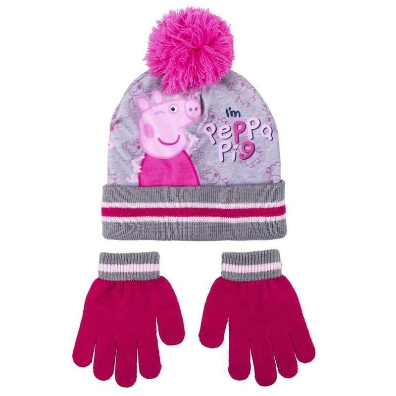 Set gorro y guantes Peppa Pig - Frikibase.com