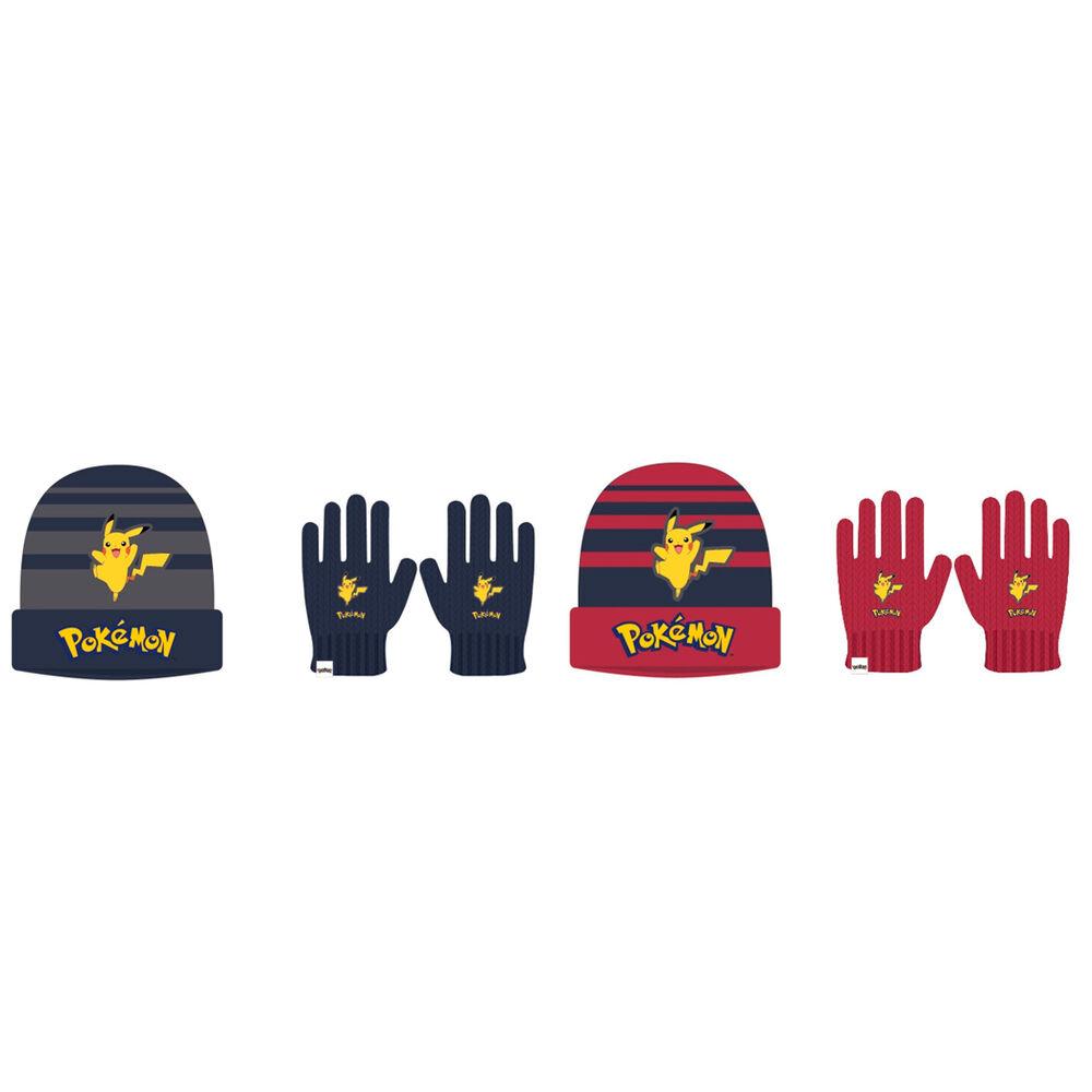 Set gorro y guantes Pikachu Pokemon infantil (surtido) - Frikibase.com