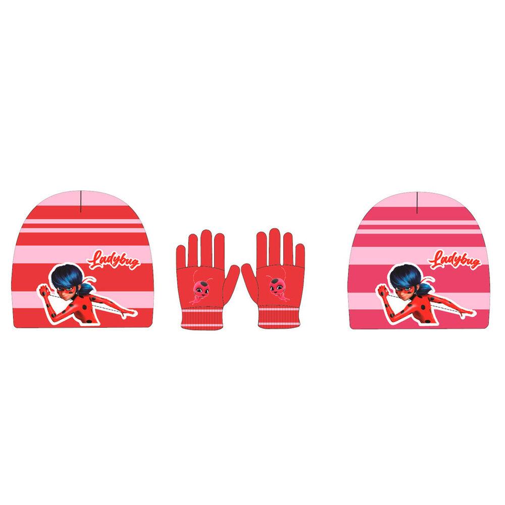 Set gorro y guantes Prodigiosa Ladybug infantil (surtido) - Frikibase.com