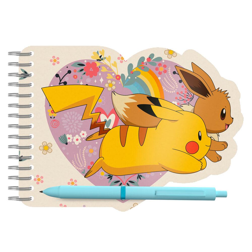 Set libreta + boligrafo Flowers Pokemon - Frikibase.com