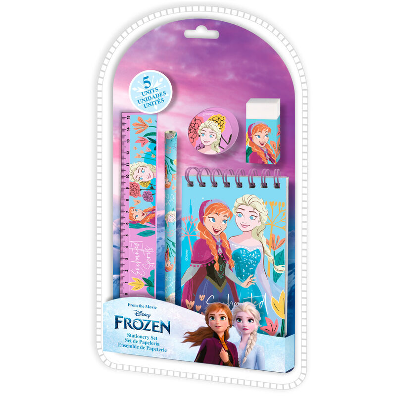 Set papeleria Frozen Disney 5pzs - Frikibase.com