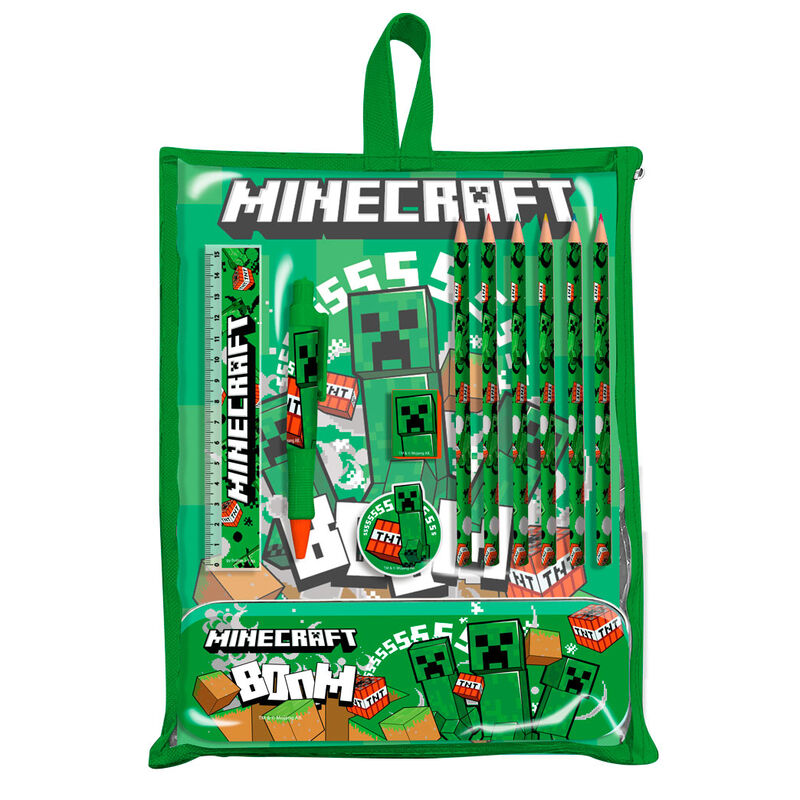 Set papeleria Minecraft - Frikibase.com