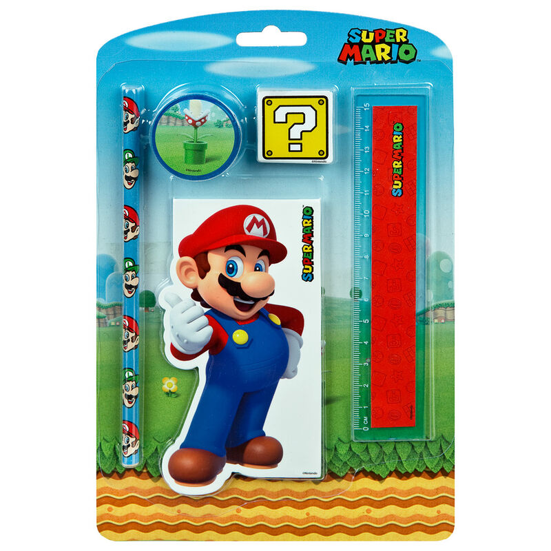 Set papeleria Super Mario Bros - Frikibase.com