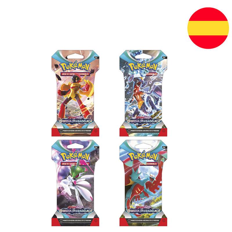 Sobre juego cartas coleccionables Brecha Paradojica Escarlata & Purpura Pokemon (surtido) español - Frikibase.com