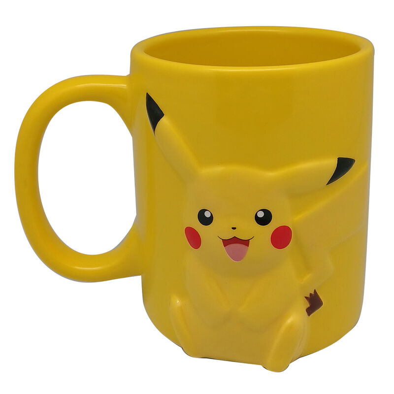 Taza 3D Pikachu Pokemon 325ml - Frikibase.com