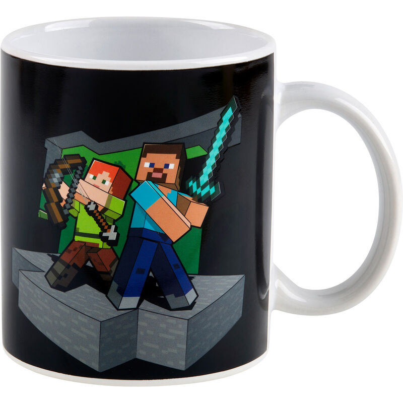 Taza Minecraft heat changing 325ml - Frikibase.com