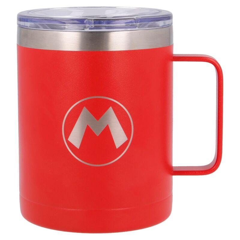 Taza termo acero inoxidable Super Mario Bros Nintendo 380ml - Frikibase.com