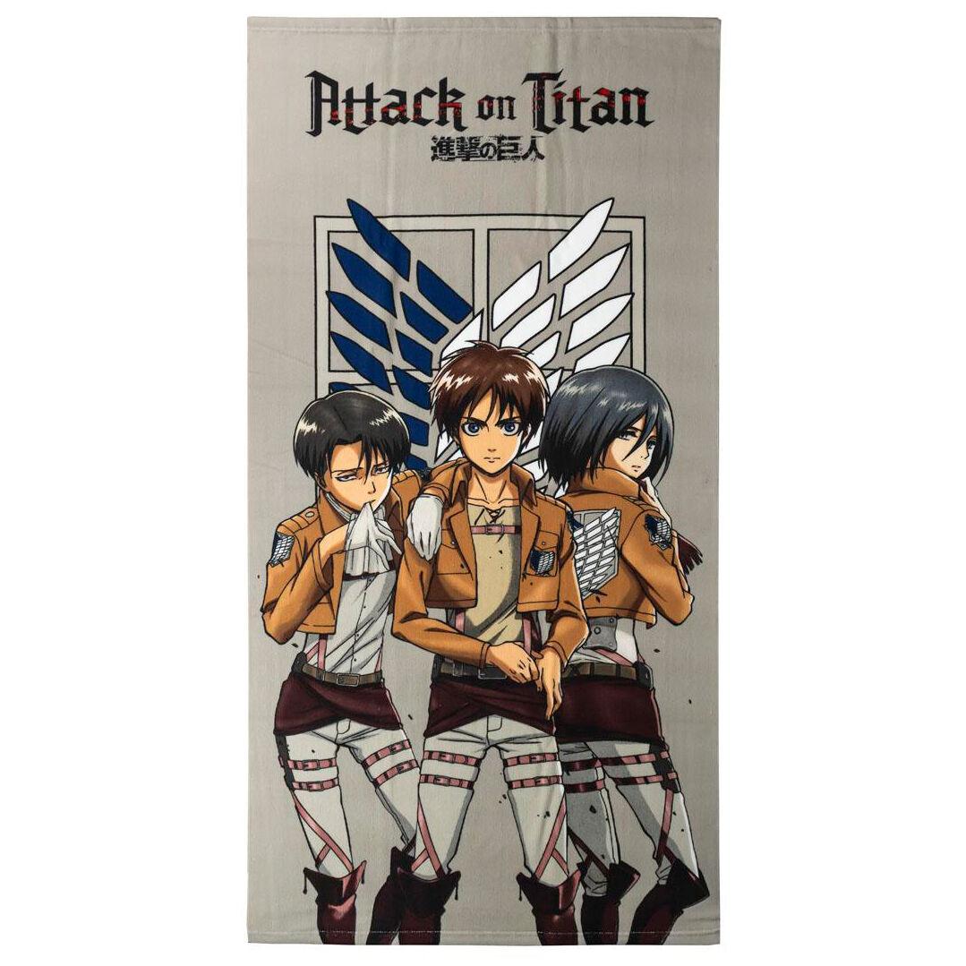 Toalla Attack on Titan microfibra - Frikibase.com