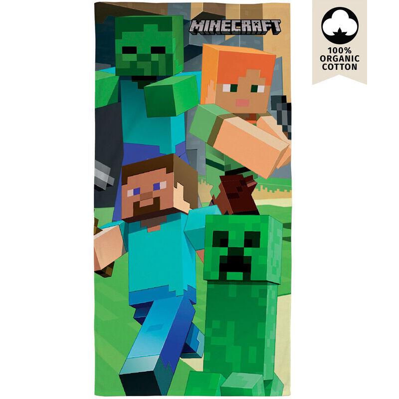 Toalla Minecraft algodon - Frikibase.com