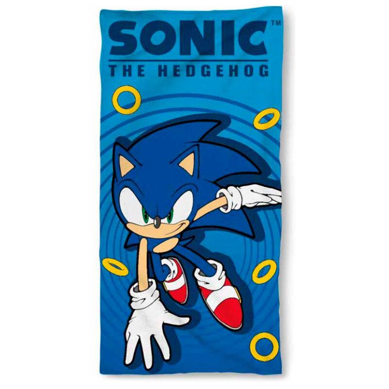 Toalla Sonic The Hedgehog microfibra - Frikibase.com