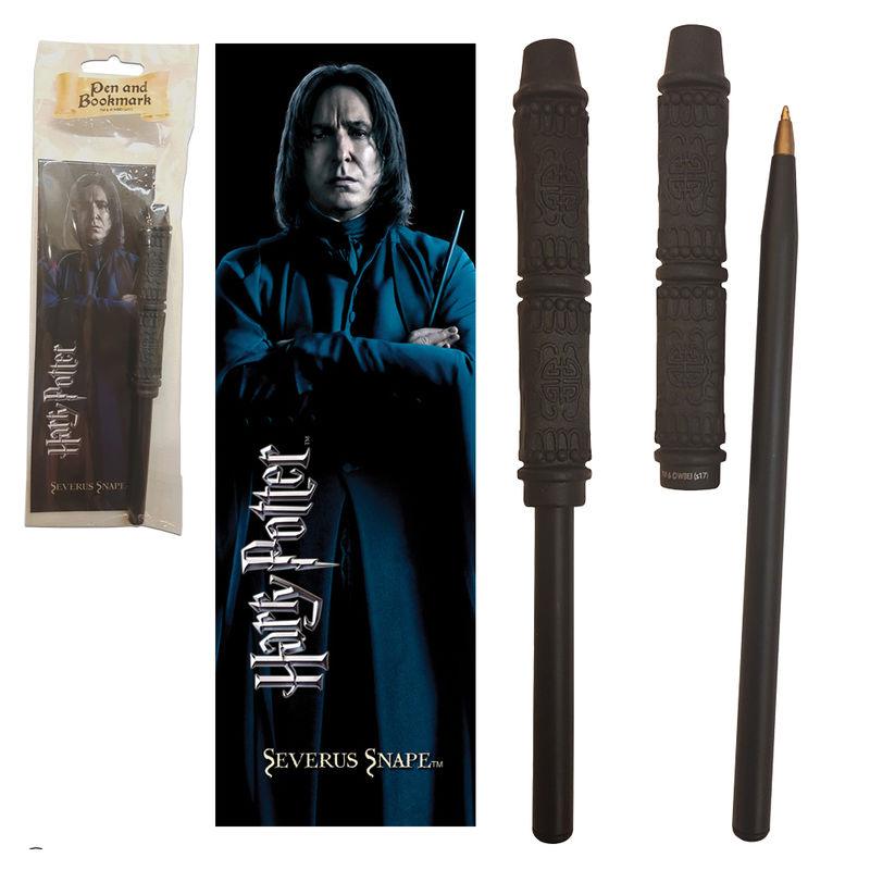 Varita boligrafo y marcapaginas Snape Harry Potter - Frikibase.com