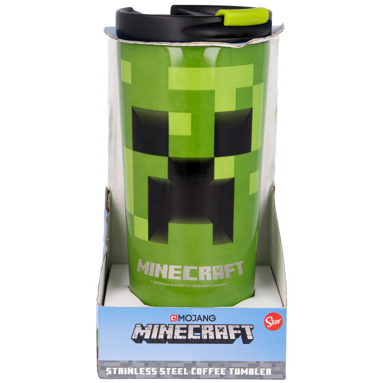 Vaso termo acero inoxidable Minecraft 425ml - Frikibase.com