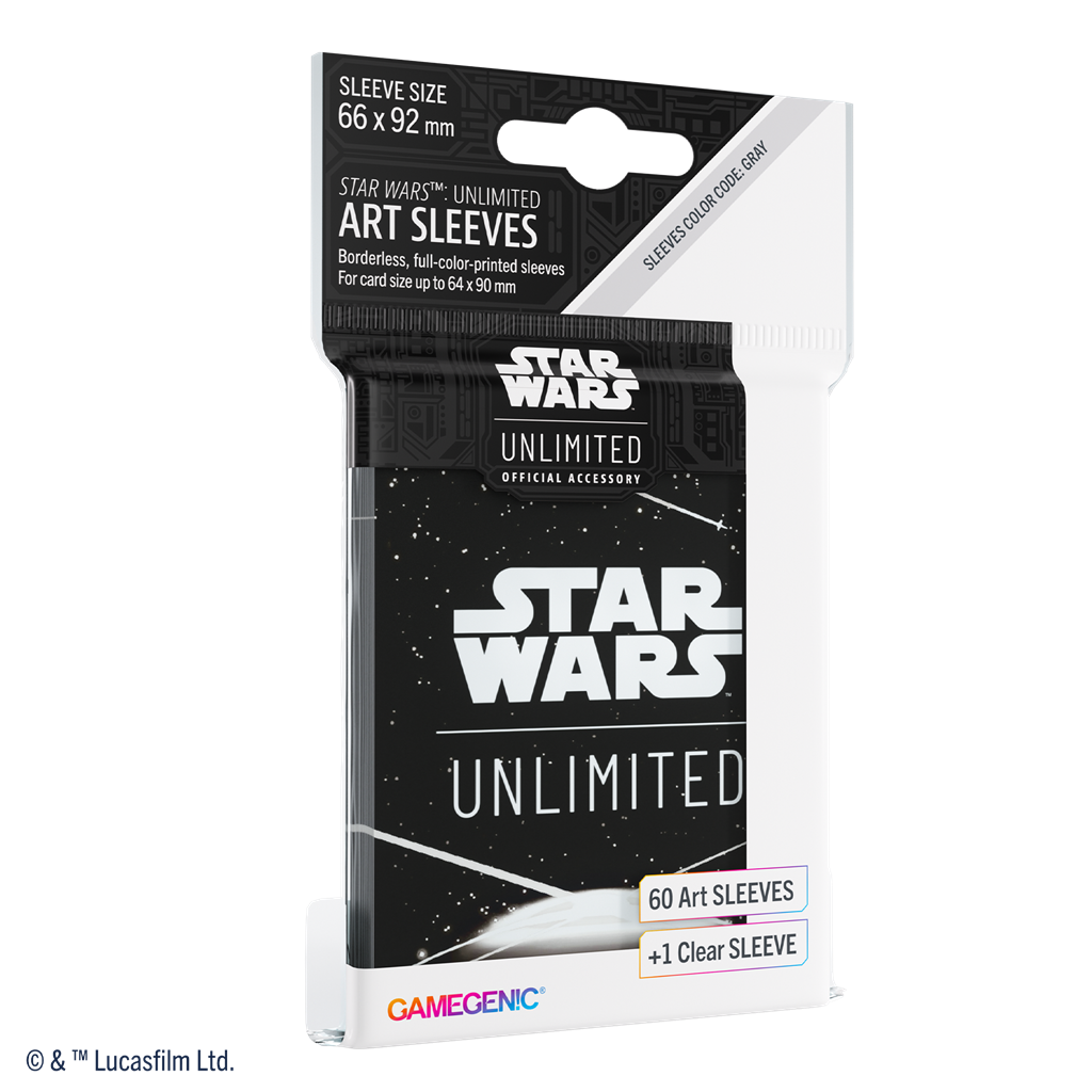 SW: Unlimited Art Sleeves Card Back White - Accesorios y Marketing Coleccionable - Frikibase.com