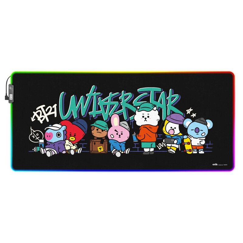 Alfombrilla gaming Led BT21 - Frikibase.com