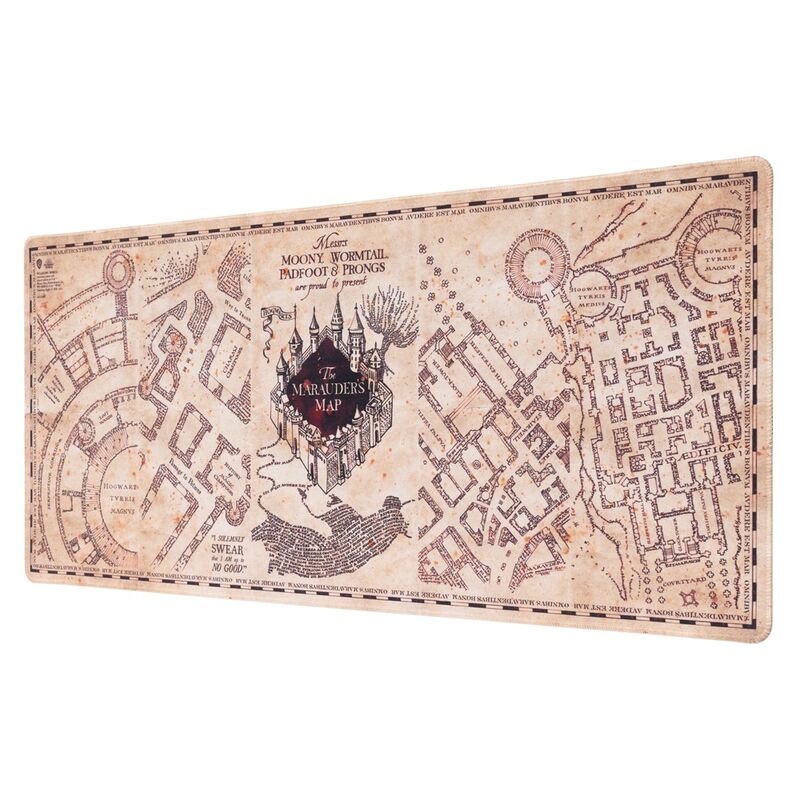 Alfombrilla gaming Mapa del Merodeador Harry Potter - Frikibase.com