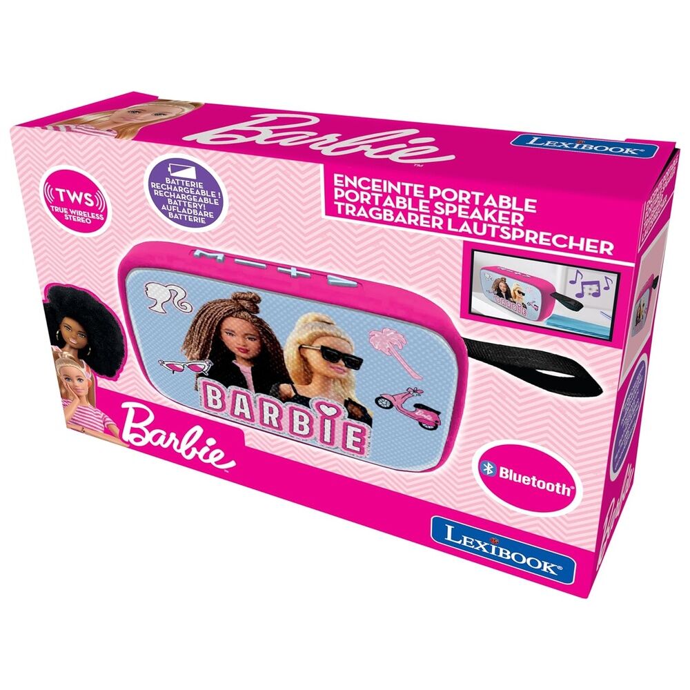 Altavoz Bluetooth portatil Barbie - Frikibase.com