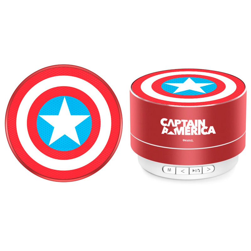 Altavoz portatil inalambrico Capitan America Marvel - Frikibase.com