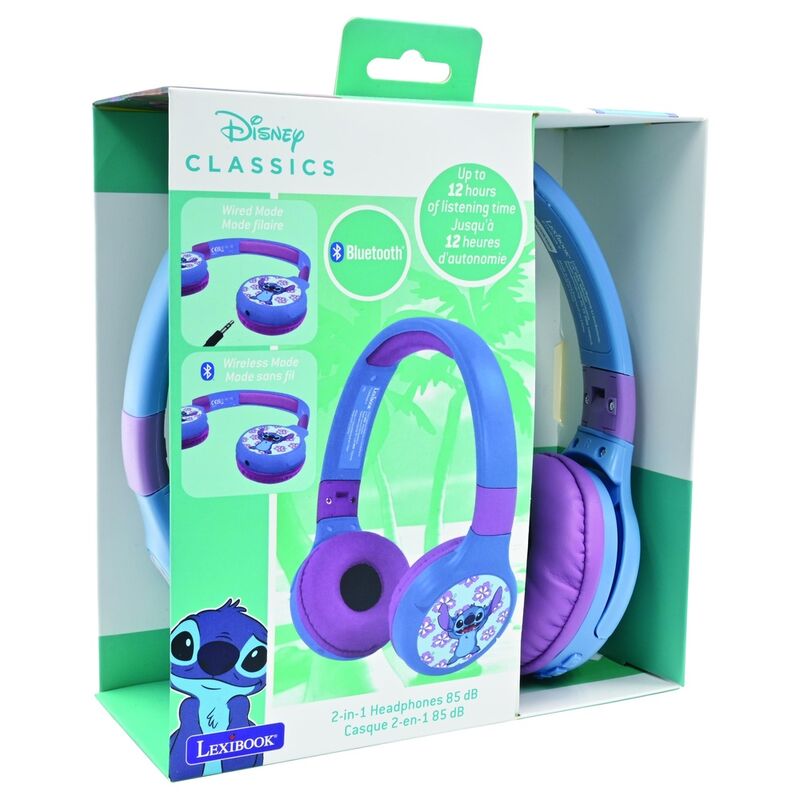 Auriculares inalambricos Bluetooth Stitch Disney - Frikibase.com