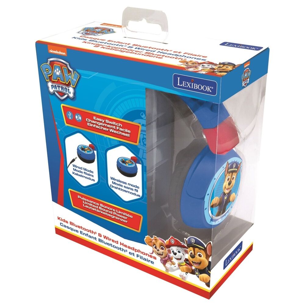 Auriculares inalambricos para niños Patrulla Canina Paw Patrol - Frikibase.com