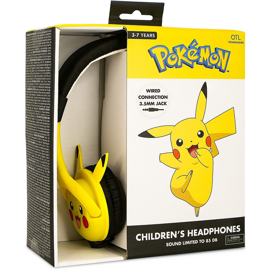 Auriculares infantiles Pikachu Pokemon - Frikibase.com